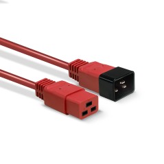 Lindy 3m C20 to C19 Mains Extension - Durable, Reliable 30125 Power Cable
